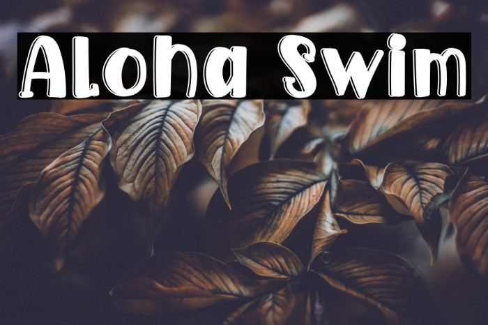 Aloha Swim Example 1