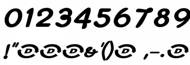 Aloha フォント その他の文字