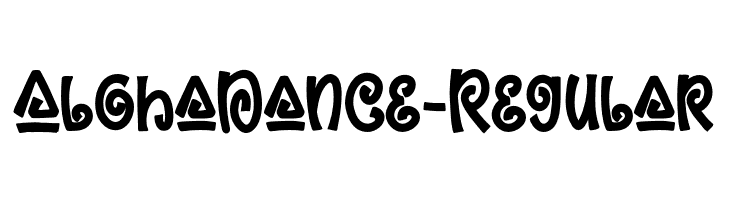 AlohaDance-Regular  font caratteri gratis