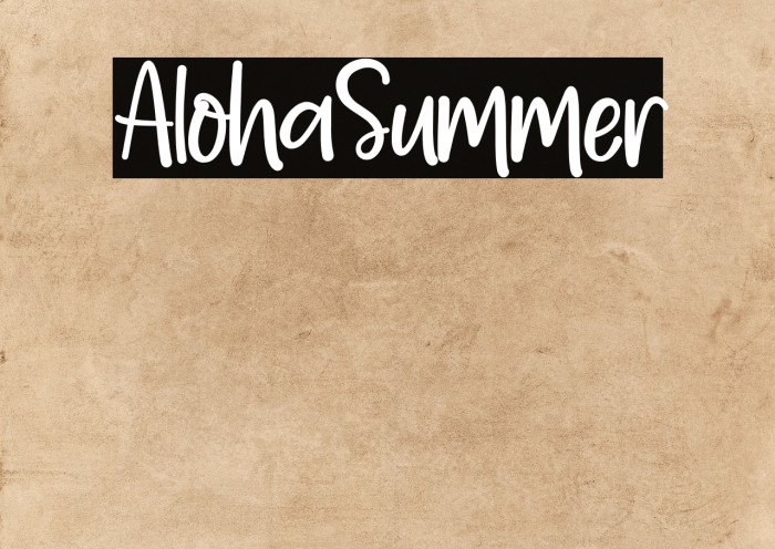 AlohaSummer Example 1