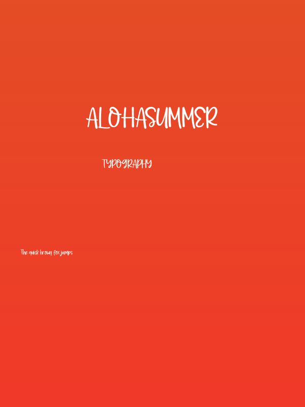 AlohaSummer Poster