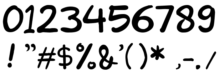 Alohay Regular Regular Font OTHER CHARS