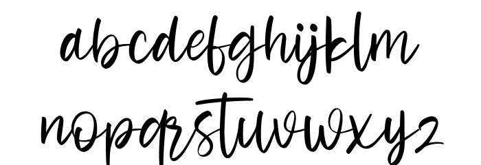 Alona Free Font LOWERCASE