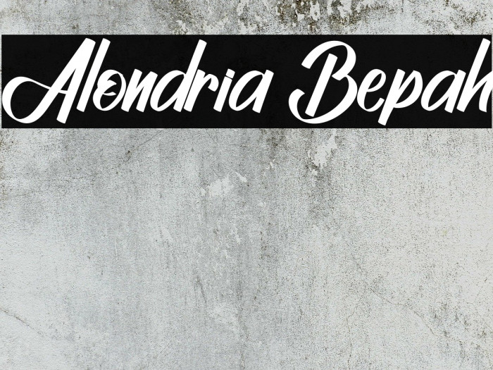 Alondria Bepah Example 1