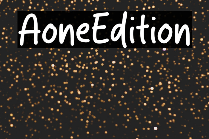 Alone Edition Example 1