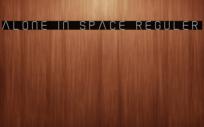 Alone In Space Reguler Example 2