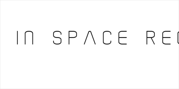 Alone In Space Reguler Logo