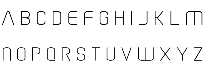 Alone In Space Reguler Font LOWERCASE