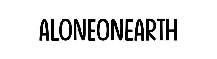Alone On Earth Font