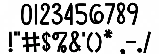 Alone On Earth Font OTHER CHARS