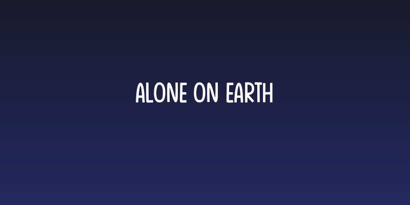 Alone On Earth Social Header