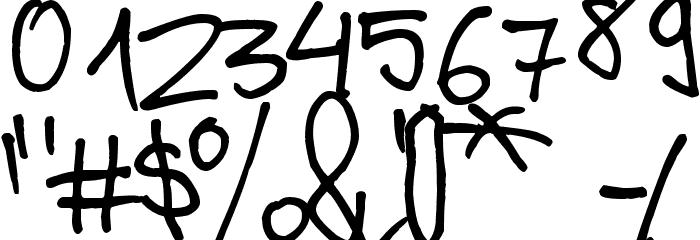 Alone Strand Font OTHER CHARS