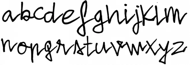 Alone Strand 字体 小写