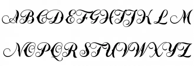 Alone Together Script Demo Regular Caratteri MAIUSCOLE