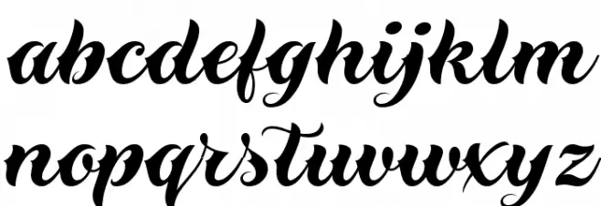 Alone Together Script Demo Regular 字体 小写