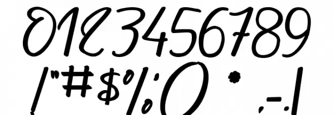 Alone in the Dark Font OTHER CHARS