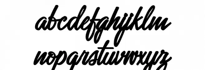 Alone in the Dark Font LOWERCASE