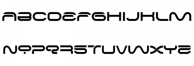 Alone Schriftart Groß