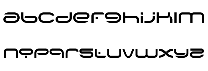 Alone Font LOWERCASE