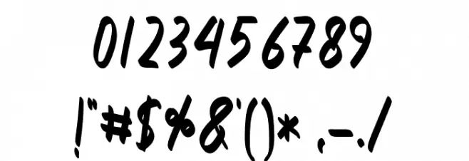 Alonejhon Font OTHER CHARS