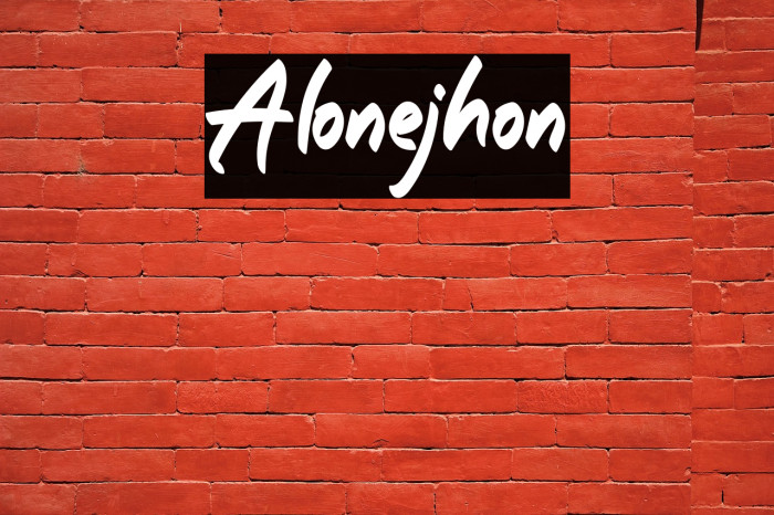 Alonejhon Example 1