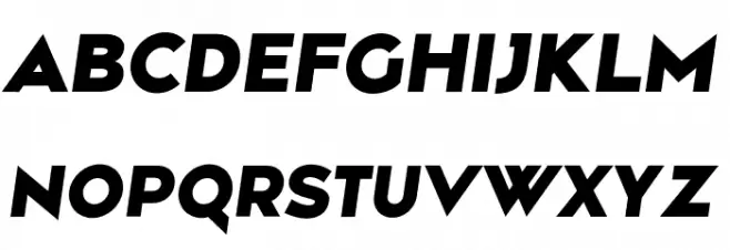Along Sans s2 BlackItalic 字体 大写