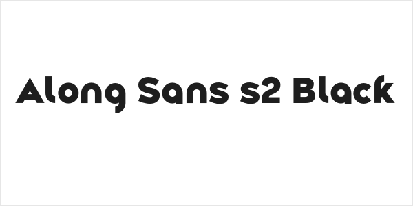 Along Sans s2 Black Logo