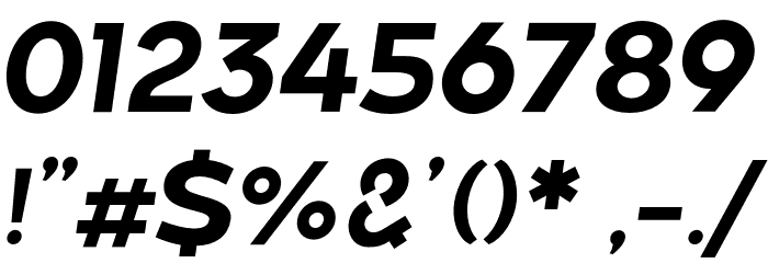 Along Sans s2 BoldItalic Font OTHER CHARS