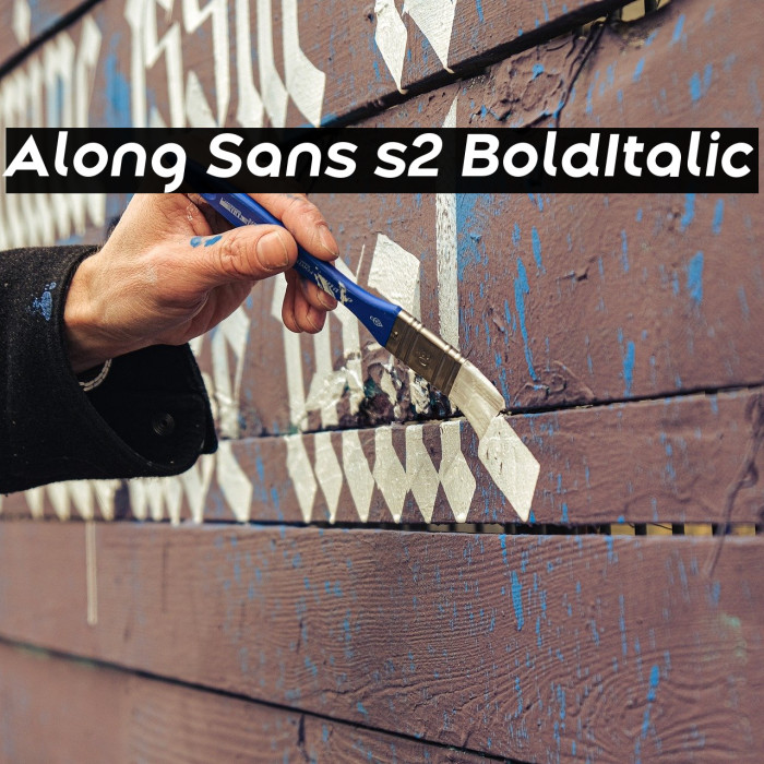 Along Sans s2 BoldItalic Example 2