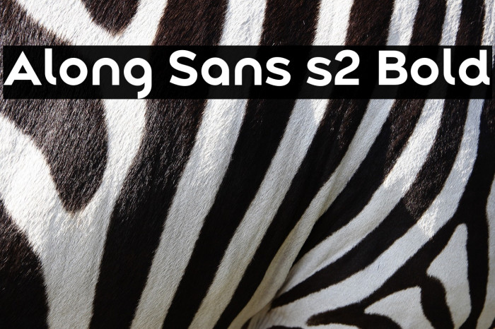 Along Sans s2 Bold Example 1