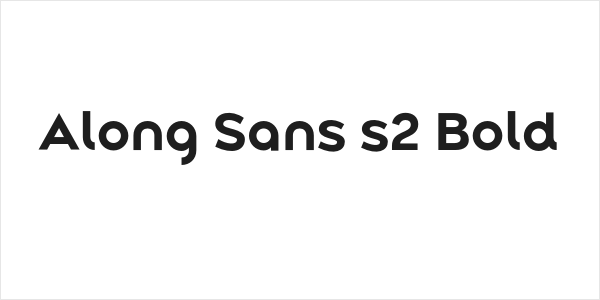 Along Sans s2 Bold Logo