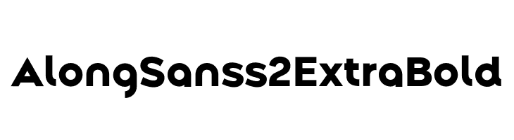 Along Sans s2 ExtraBold  font caratteri gratis