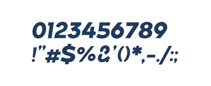 Along Sans s2 ExtraBoldItalic Other Characters