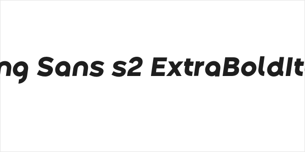 Along Sans s2 ExtraBoldItalic Logo