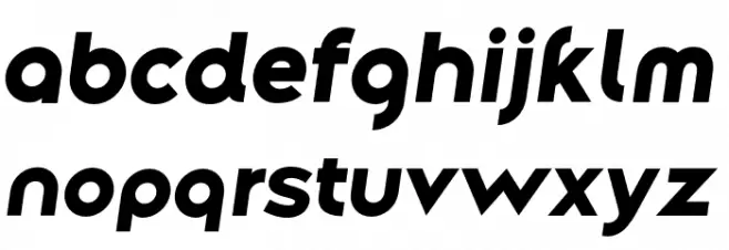 Along Sans s2 ExtraBoldItalic フォント 小文字