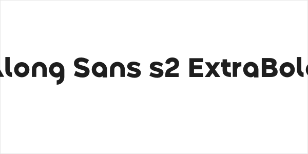 Along Sans s2 ExtraBold Logo