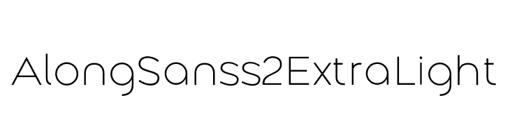 Along Sans s2 ExtraLight  Fuentes Gratis Descargar