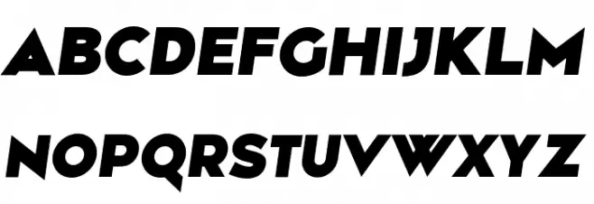 Along Sans s2 HeavyItalic Schriftart Groß