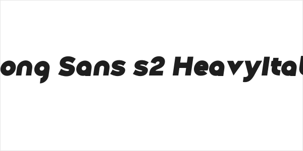 Along Sans s2 HeavyItalic Logo