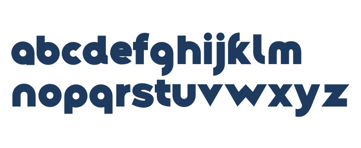 Along Sans s2 Heavy Lowercase