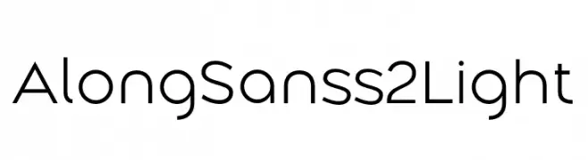Along Sans s2 Light  नि: शुल्क फ़ॉन्ट्स डाउनलोड