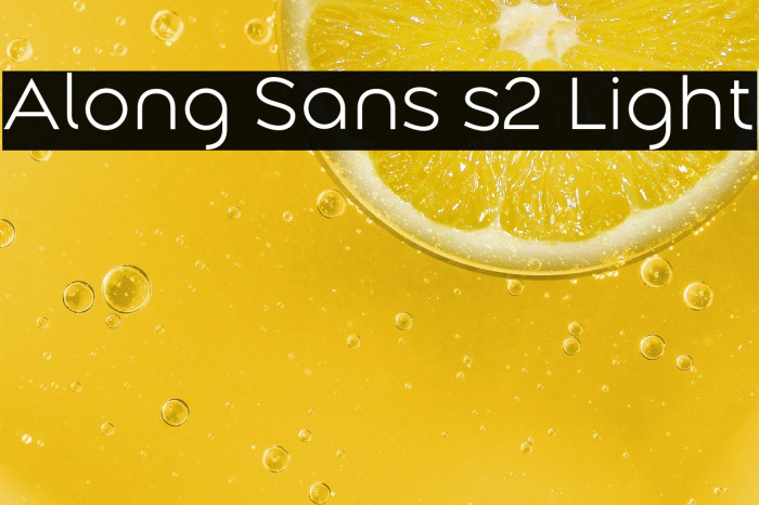 Along Sans s2 Light Example 2