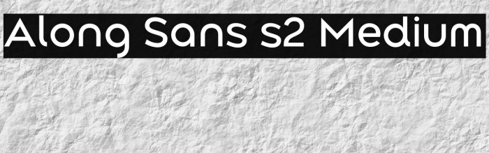 Along Sans s2 Medium Example 1
