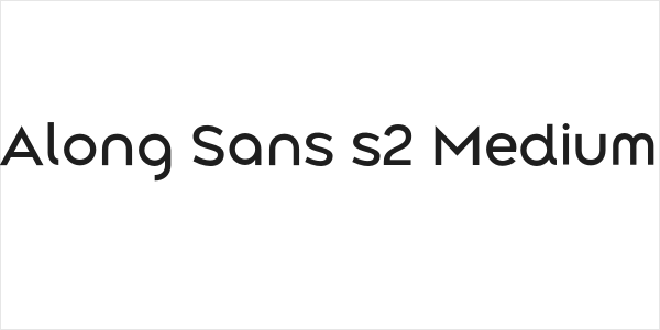 Along Sans s2 Medium Logo