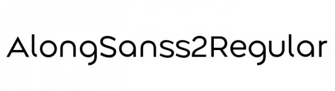 Along Sans s2 Regular  नि: शुल्क फ़ॉन्ट्स डाउनलोड