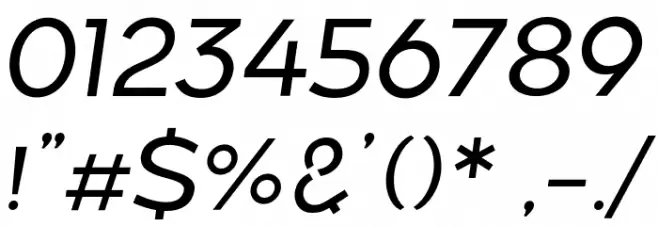 Along Sans s2 RegularItalic Font OTHER CHARS