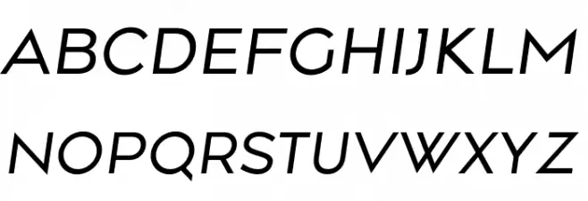 Along Sans s2 RegularItalic خط أحرف كبيرة