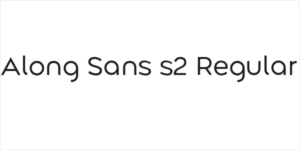 Along Sans s2 Regular Logo