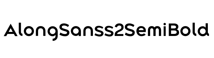 Along Sans s2 SemiBold  フリーフォントのダウンロード