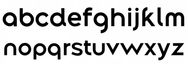 Along Sans s2 SemiBold Caratteri MINUSCOLO